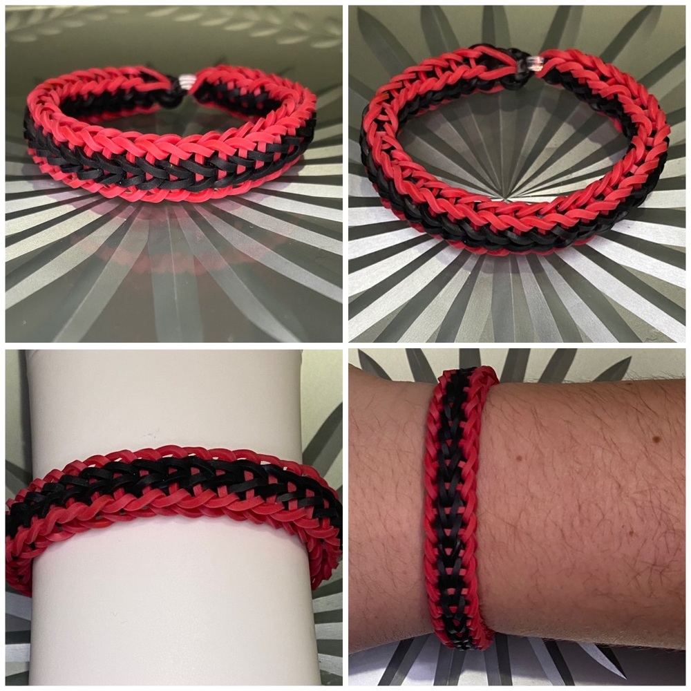 [💙🆓]  3/10$ 🛍 Handmade Rainbow Loom bracelet 🌈💖